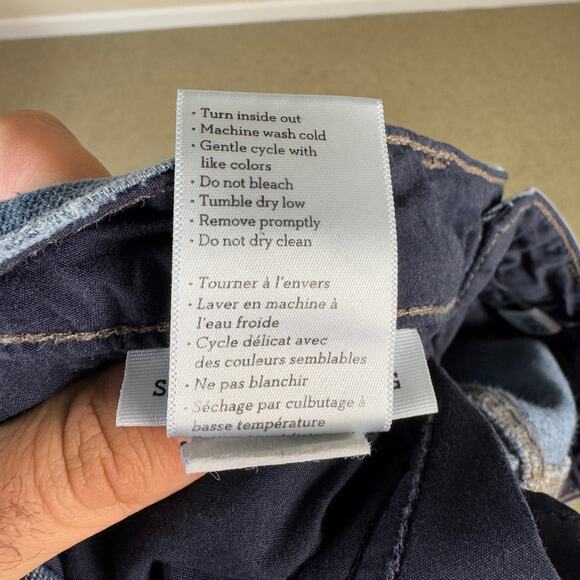 Paige Skyline Ankle Peg Skinny Blue Jeans US Women's 28 - Picture 5 of 6